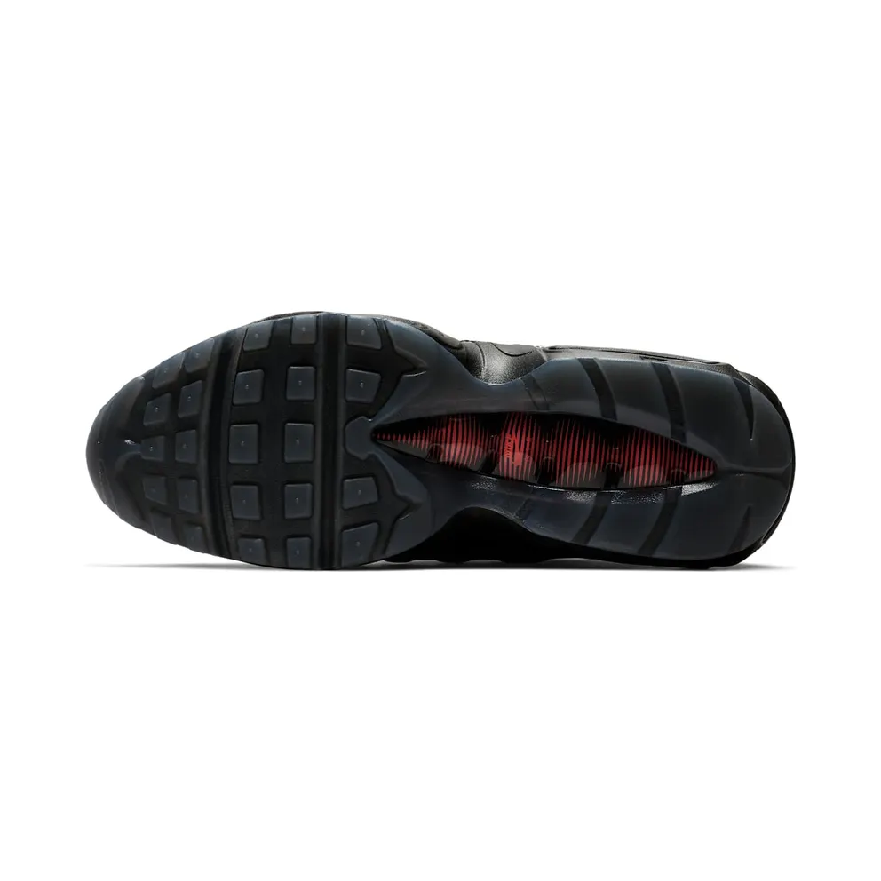 Nike Air Max 95 LV8 Black Black/Ember Glow-Dark Grey (AO2450-001)
