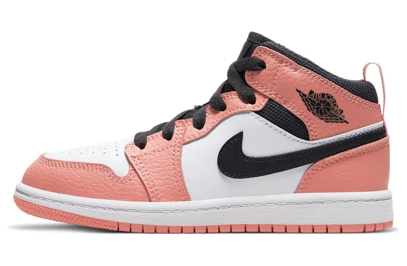 Air Jordan 1 Mid PS ‘Pink Quartz’ “Pink Quartz / White / Dark Smoke Grey” (640737-603)