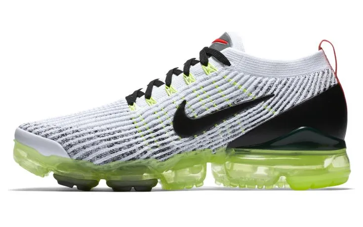 Nike Air VaporMax Flyknit 3 White Black Volt (AJ6900-100)