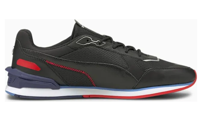 Puma BMW M Motorsport Low Racer motorsportschoenen Wit/Zwart (306805-01)