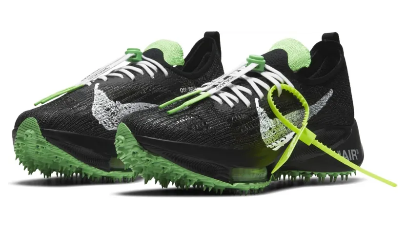 Nike x Off-White Air Zoom Tempo NEXT% Black Scream Green (2021) (CV0697-001)