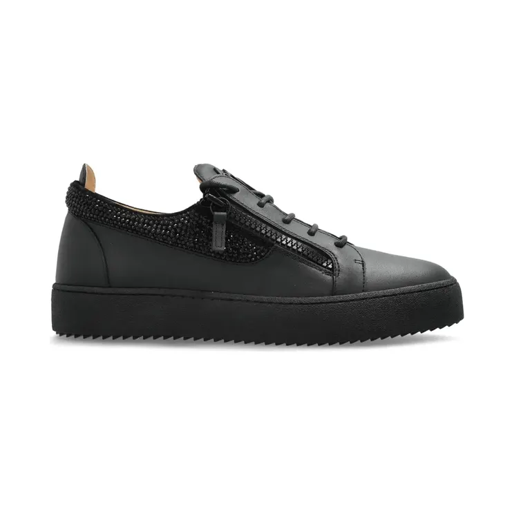 Giuseppe Zanotti Frankie mit doppeltem Reißverschluss “Black” (RU40038001)