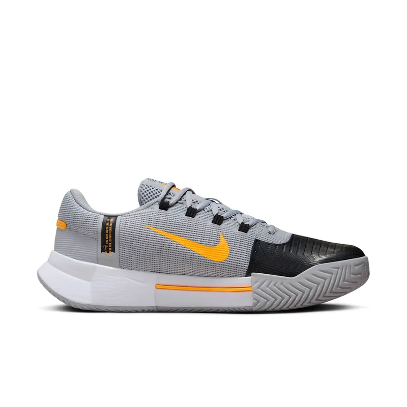Nike Zoom GP Challenge 1 HC Wolf Grey Black White Laser Orange (FB3147-002)