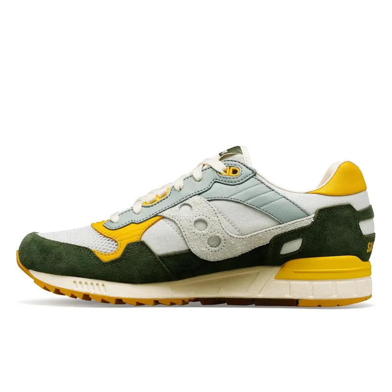 Saucony Shadow 5000 Premium Light Grey Green Yellow (S70811-2)