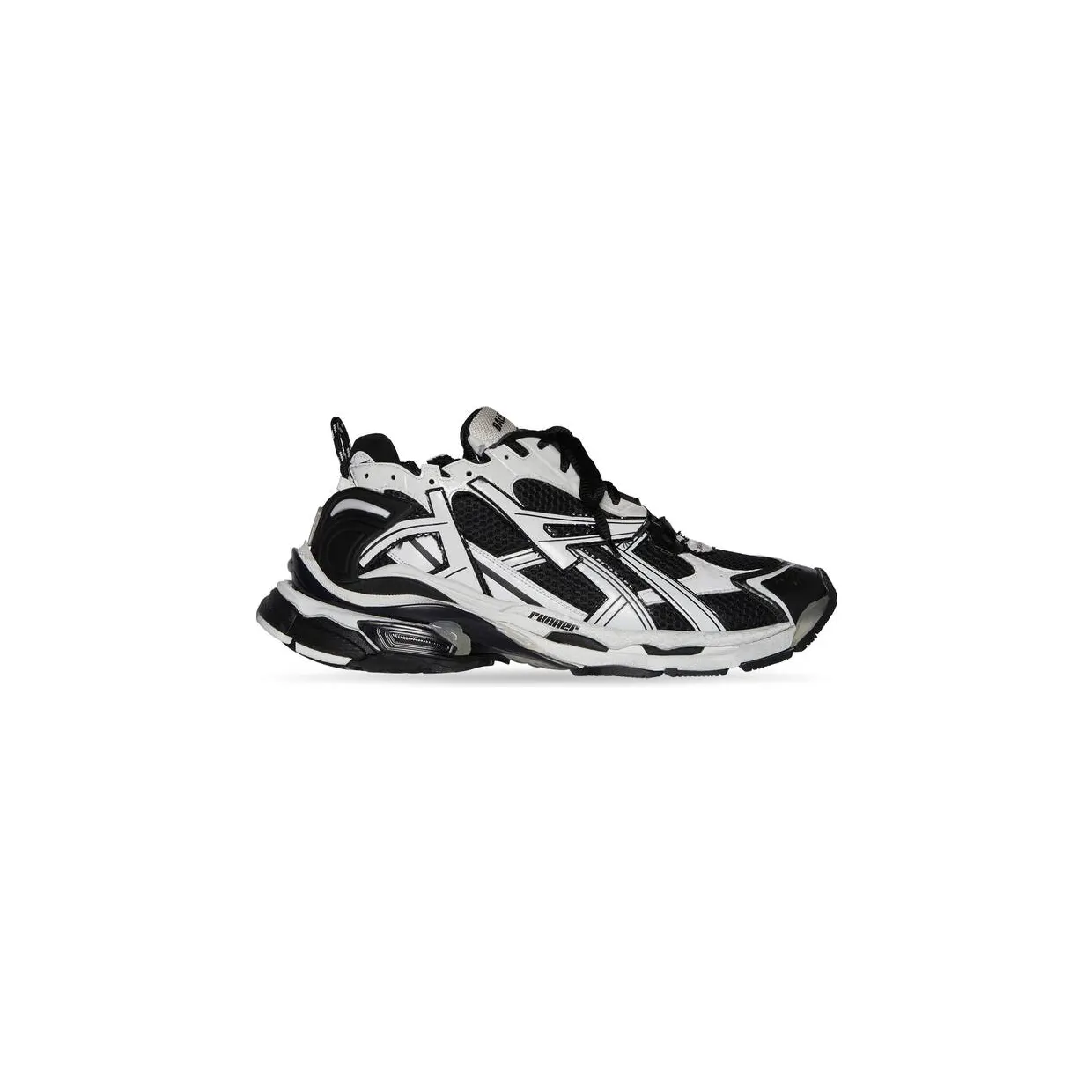 Balenciaga Runner White Black White (677403W3RB29010)
