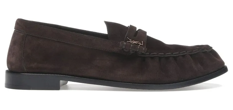 Saint Laurent Le Loafer Supple Dark Brown (8394712 W5AC 6023)