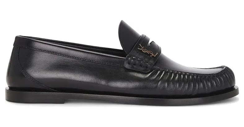 Saint Laurent Loafers Smooth Leather Black (820648 AAELH 1000)