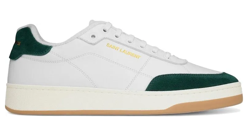 Saint Laurent SL/61 Low Optic White Bottle Green (845537 00NAM 9069)