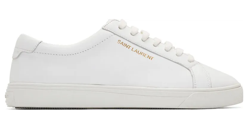 Saint Laurent White Andy Sneakers (606831 0M500)