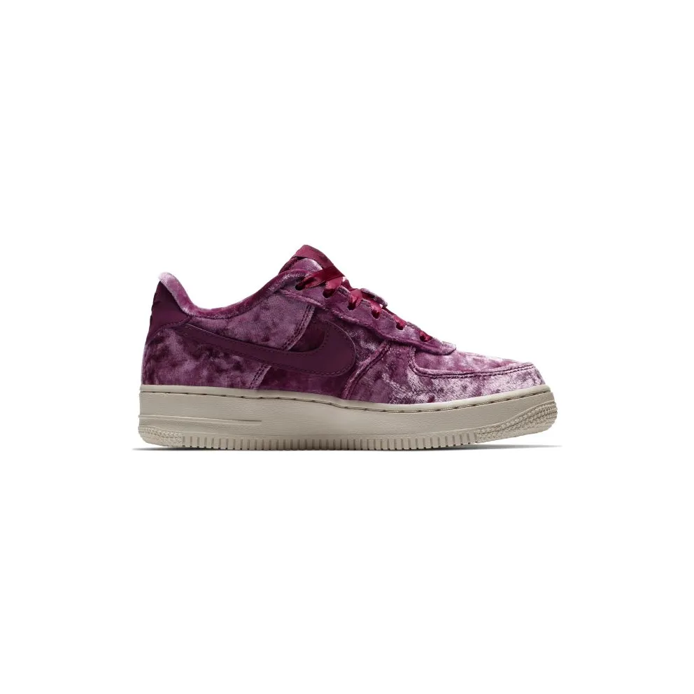 Nike Air Force 1 Low Crushed Velvet (GS) Tea Berry/Tea Berry-Bordeaux (849345-601)