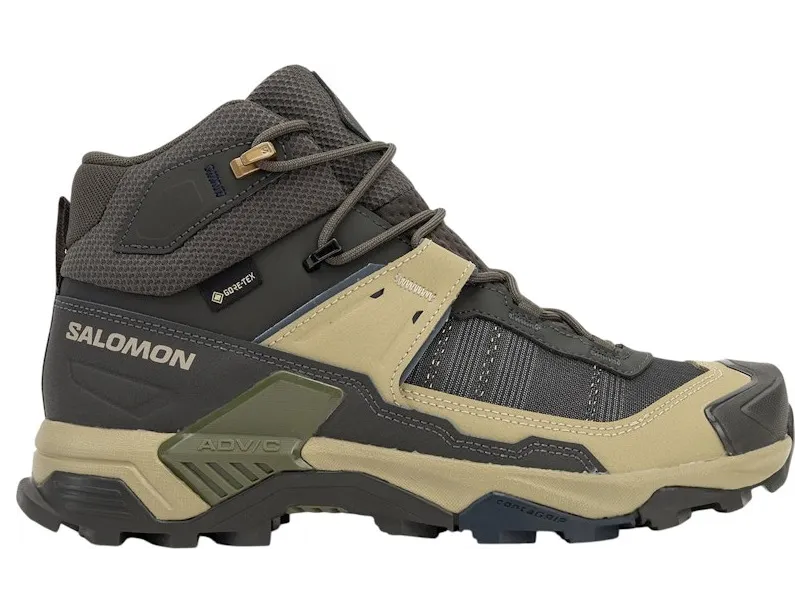 Salomon X Ultra 5 Mid Gore-Tex Peat Grey Green Blue Nights (L47754300)