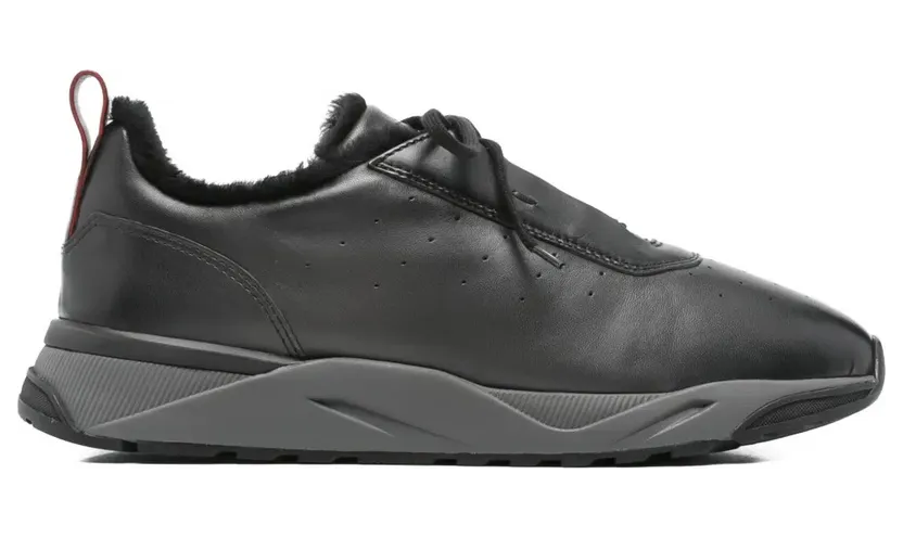 Santoni aus Leder – Black (MBIM22027SBBPGON)