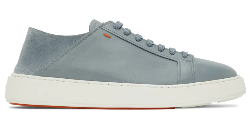 Santoni Blue Buffed Leather (MBCD21630BARGOGAZ29)