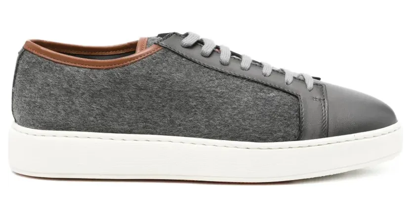 Santoni Clean Icon aus Kaschmir – Grey (MBCD22241BARTLNL)