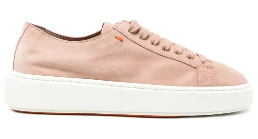 Santoni Clean Icon Toy suede – Pink (WBCD61322BARTTOY)