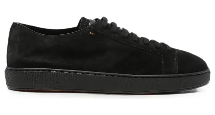 Santoni Damps aus Wildleder – Black (MBCD21571NEATAOL)