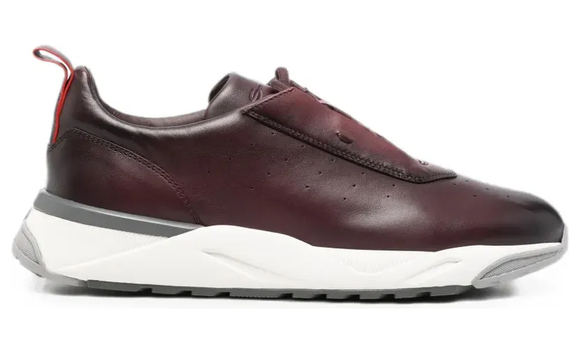 Santoni Geperforeerde leren – Red (MBIM22027BGRTGON)