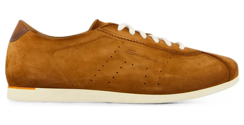 Santoni Suède low-top – Bruin (WBYR61449TIRTTNYC40)