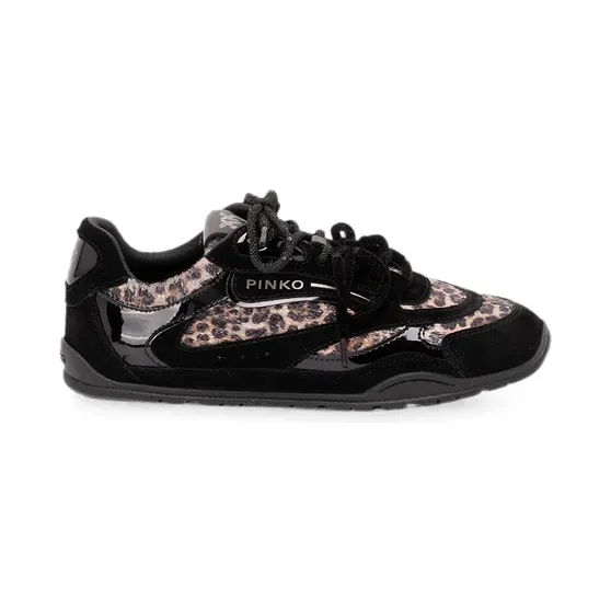Pinko Yulia 01 leopard-print panelled “Black” (SS0185P154)