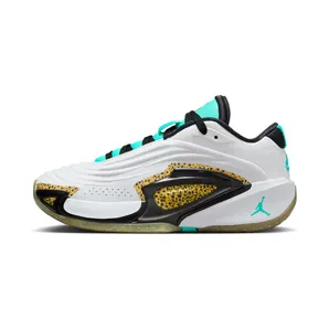Jordan Luka 3 Safari “White / Laser Orange / Gum Light Brown / Hyper Jade” (FQ8185-100)