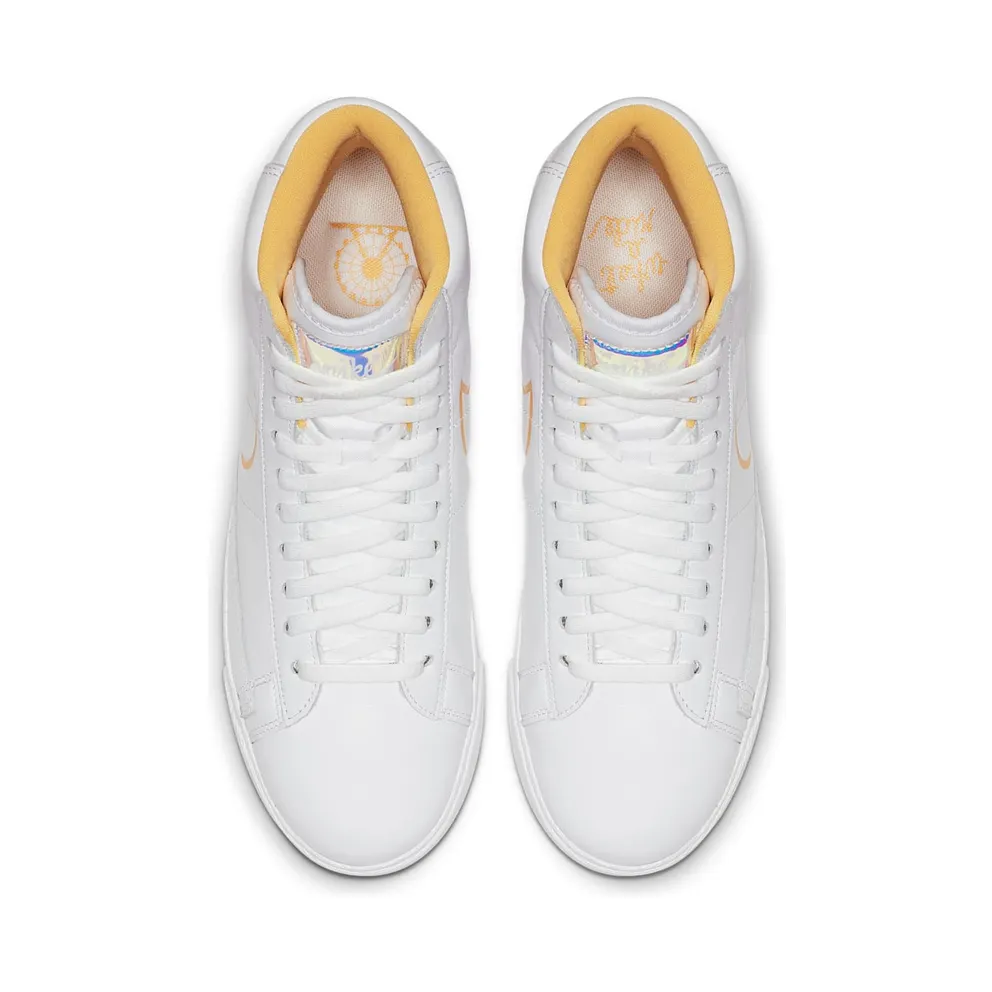 Nike Blazer Mid White Topaz Gold (W) White/Topaz Gold-Clear (CJ3643-100)