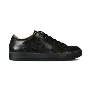 Lanvin DBB1 leren met gebarsten effect “Black” (FMSKDBNCARMYA19)