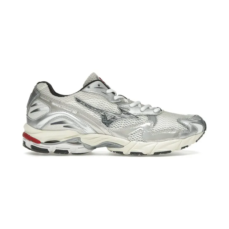 Mizuno Wave Rider 10 White Black Rythmic Red (D1GA243111)