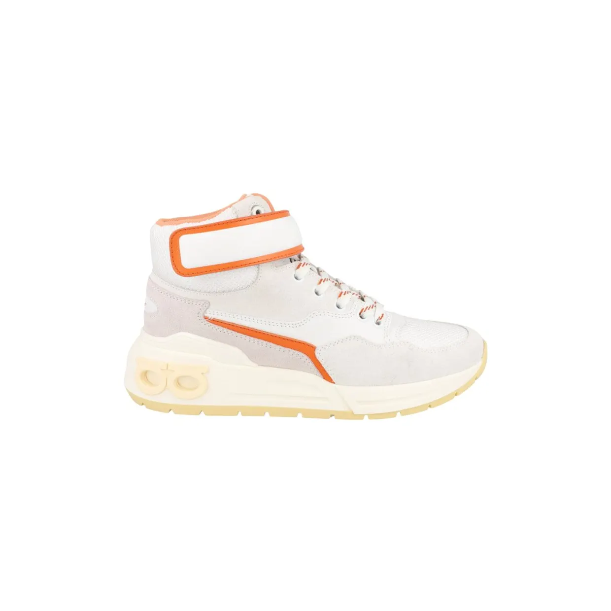 Ferragamo Cosma High-Top Sneakers Orange (030360-758763-M)