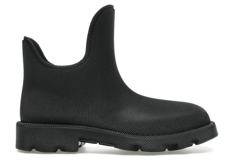 Burberry Marsh Round-Toe Ankle Boots Black (8074603)