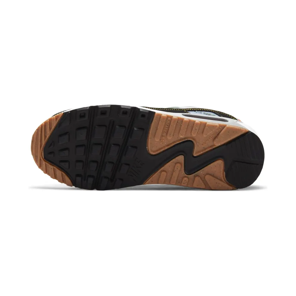Nike Air Max 90 Buckle Spiral Sage (GS) Spiral Sage/Black-University Gold-White (DC2529-300)