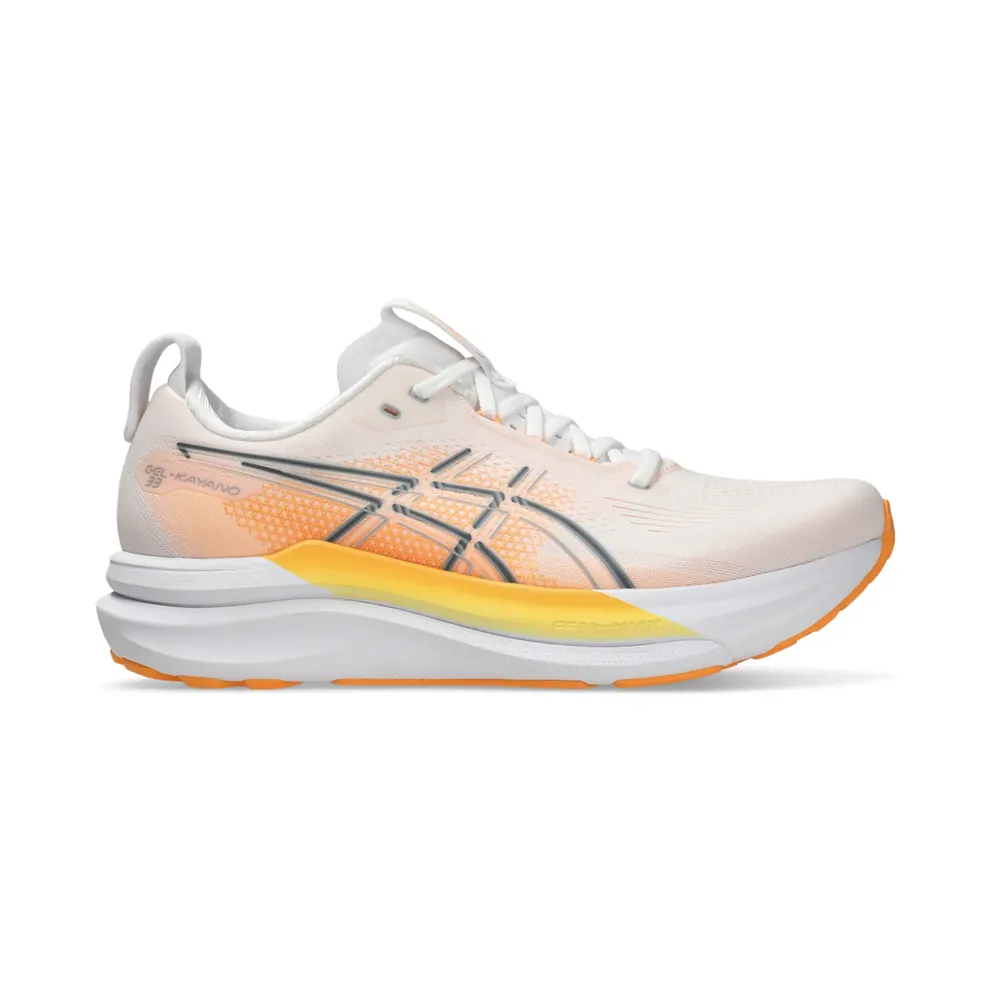 ASICS GEL-KAYANO 33 “White / Stadium Orange” (1011C167-101)