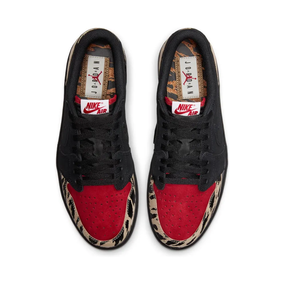 Air Jordan x SoleFly 1 Retro Low – “Black / Red / Beige” (DN3400-001)