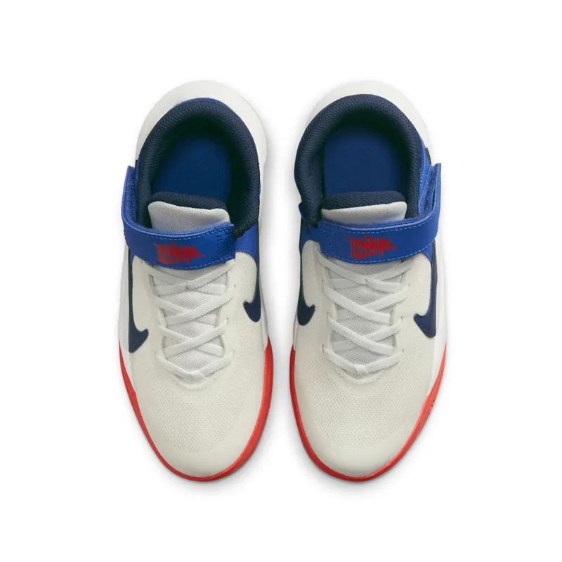 Nike Team Hustle D 10 FlyEase Older Kids’ Easy On/Off Basketball White (DD7303-103)