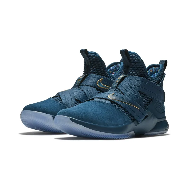 Nike LeBron Zoom Soldier 12 Agimat “Blue Force / Aegean Storm / Metallic Gold” (AO4054-400)