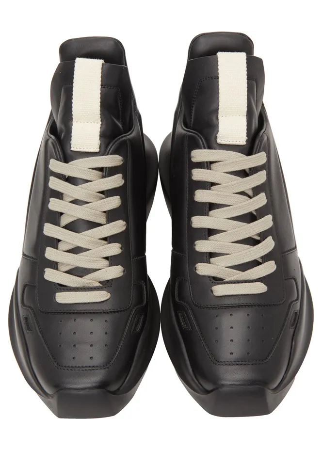 Rick Owens Black Geth Runner Sneakers (RU02A5814 LPO) (5)