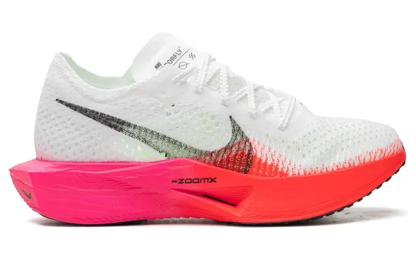 Nike ZoomX Vaporfly 3 White/Bright Crimson/Fierce Pink/Black Sneakers – Weiß (HF4995)