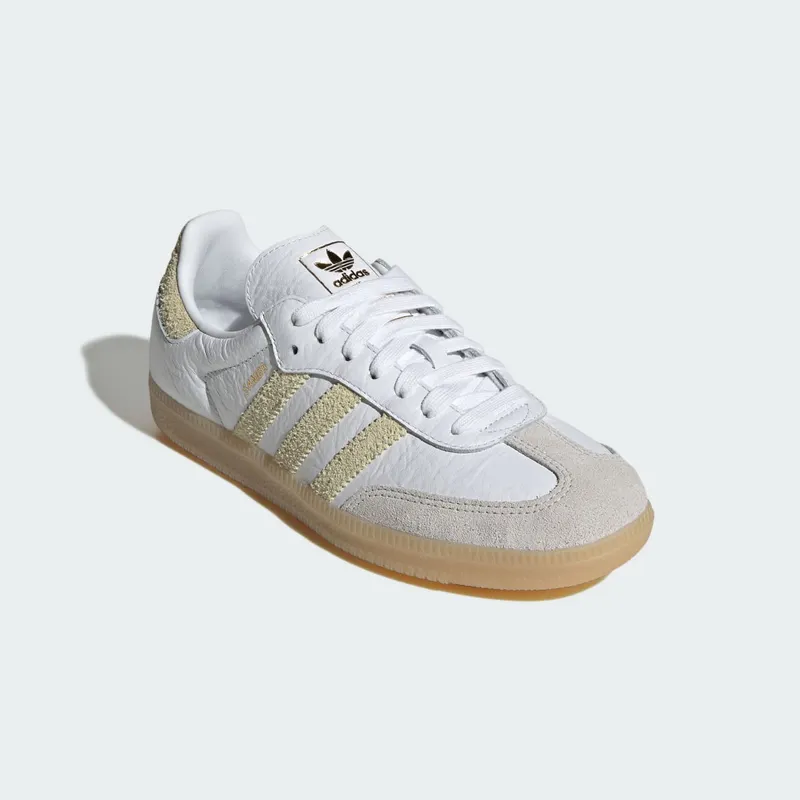 Adidas SAMBA OG Cloud White / Dual Yellow / Gum (LA0972)