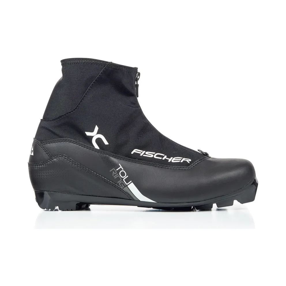 Fischer XC Touring Men Cross-country Ski Boots, Black (S21619)