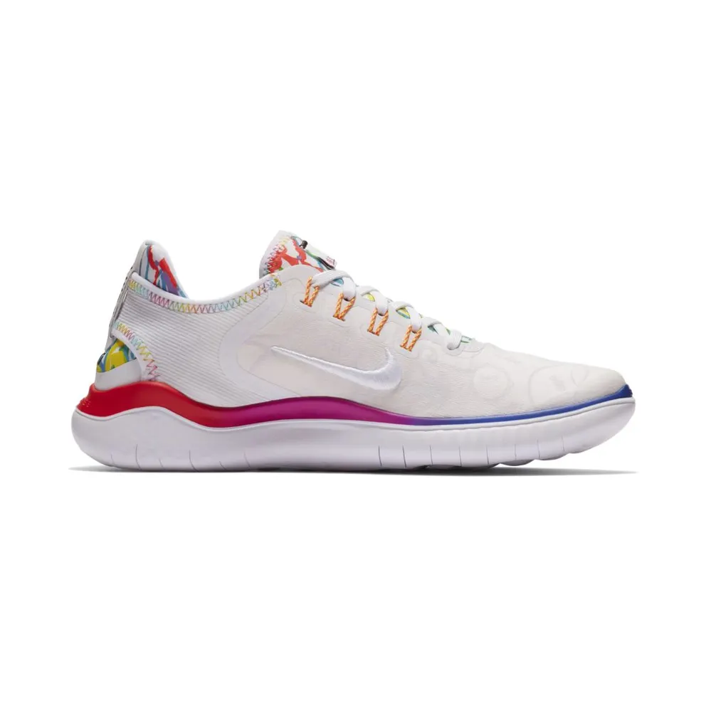 Nike Free RN 2018 Flabjacks (W) White/Fuchsia Blast-Dynamic Yellow-Black (AQ7509-100)