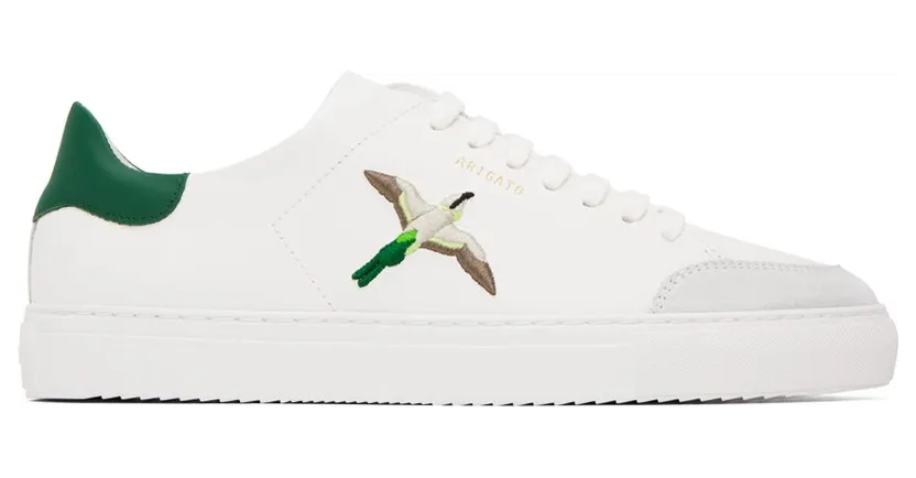 Axel Arigato SSENSE Exclusive White & Green Clean 90 Triple Bee Bird WHITE/GREEN (F0068056)