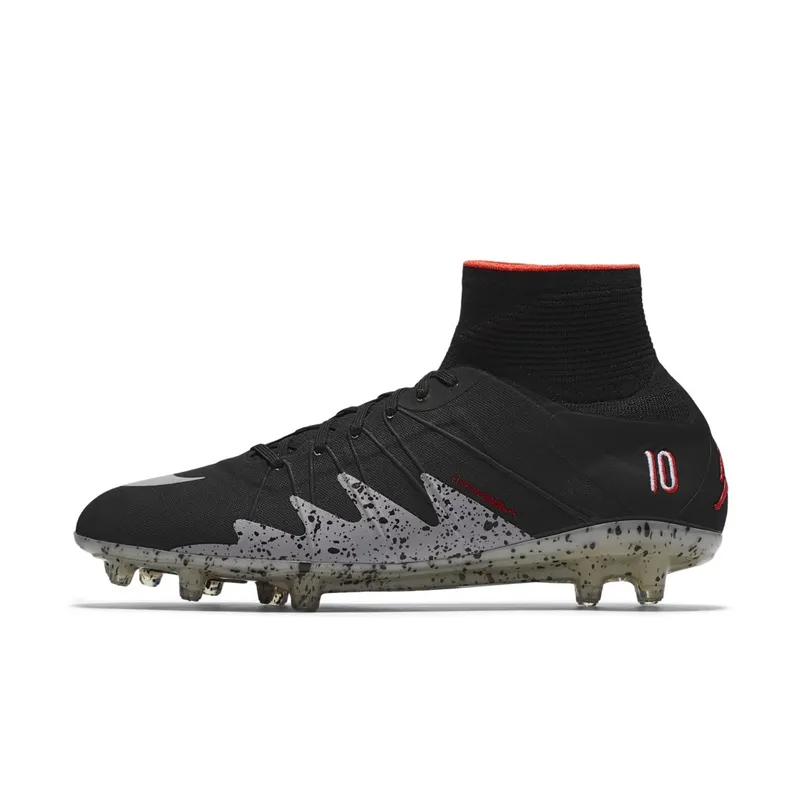 Nike Hypervenom Phantom II NJR FG Neymar Black/Metallic Silver-Light Crimson-White (820117-006)