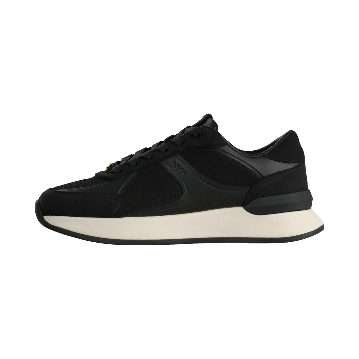 BOSS panelled low-top sneakers – Beige (50569211) (4)