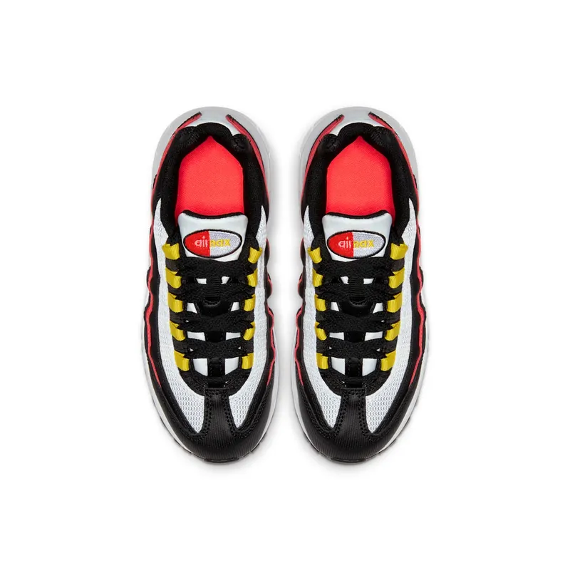 Nike Air Max 95 White Bright Crimson (PS) White/Bright Crimson/Black (905461-105)