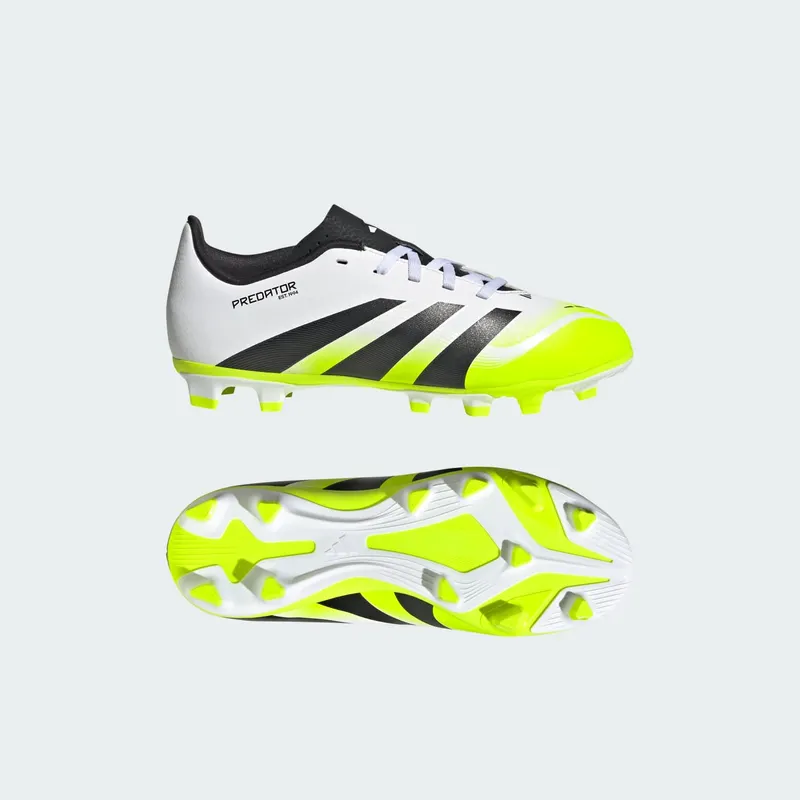 adidas Predator Club FG/MG Cloud White Core Black Lucid Lemon (JH8868)