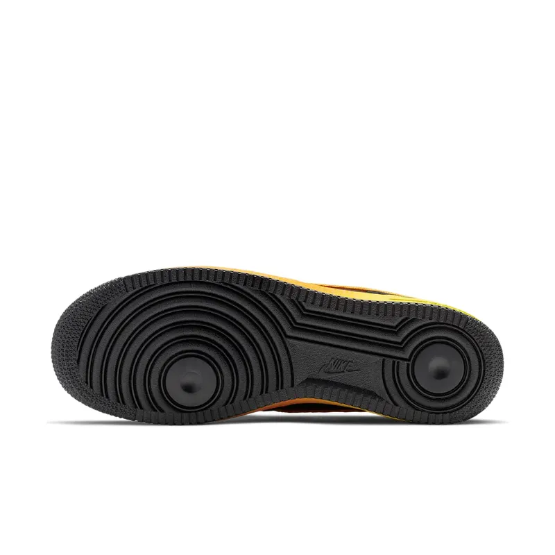 Nike Air Force 1 Low Black Yellow Orange Black/Opti Yellow-Orange Peel (CJ0524-001)
