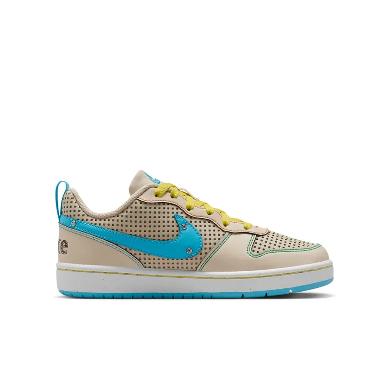 Nike Court Borough Low Recraft Sanddrift Phantom Opti Yellow Baltic Blue (IB7726-126)
