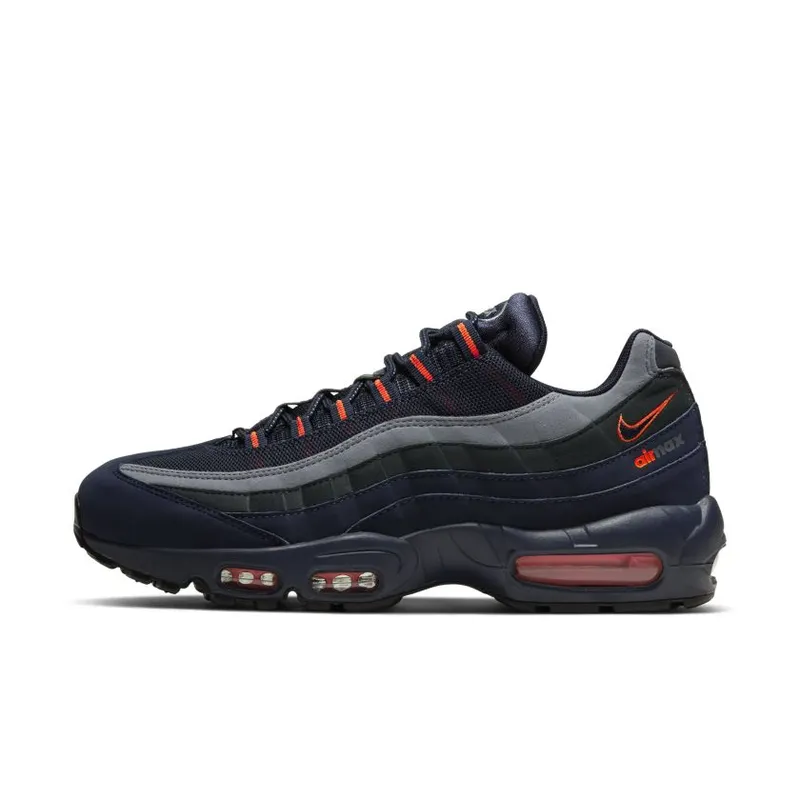 Nike Air Max 95 Logo Navy Orange (CW7477-400)
