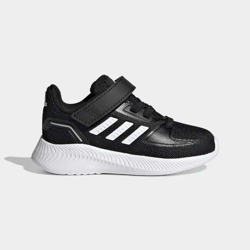 Adidas Runfalcon 2.0 Core Black / Cloud White / Silver Metallic (FZ0093)