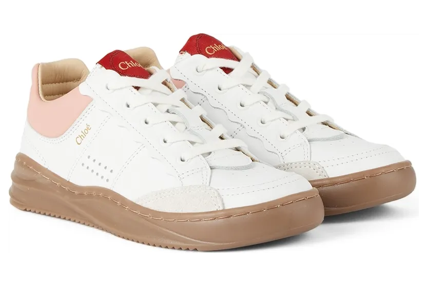 Chloé Kids Off-White Franckie Sneakers (C19139) (4)