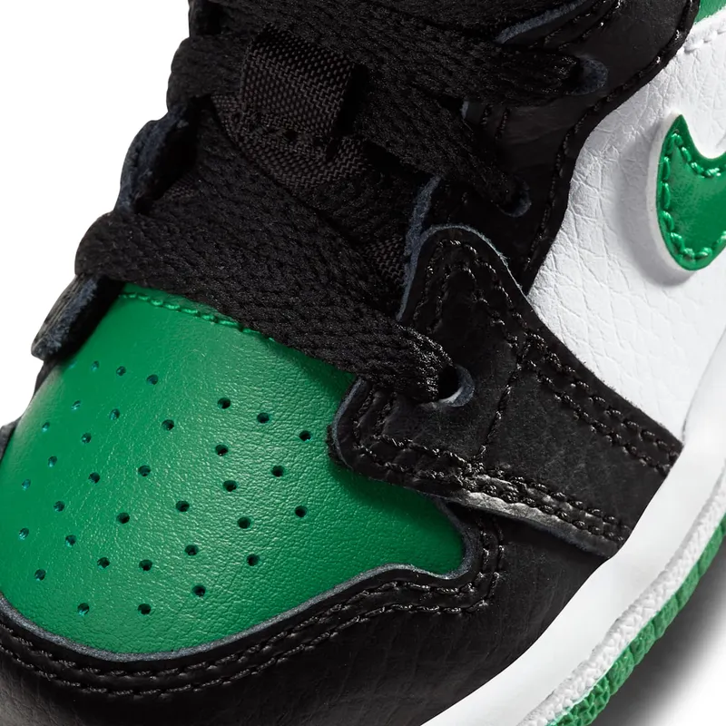 Jordan 1 Mid Pine Green (TD) Black/White/Gym Red (640735-067)